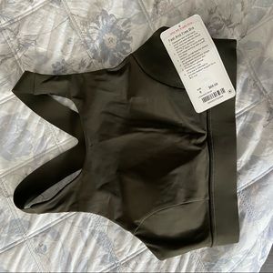 NEW lululemon fast and free bra Olive green size 8